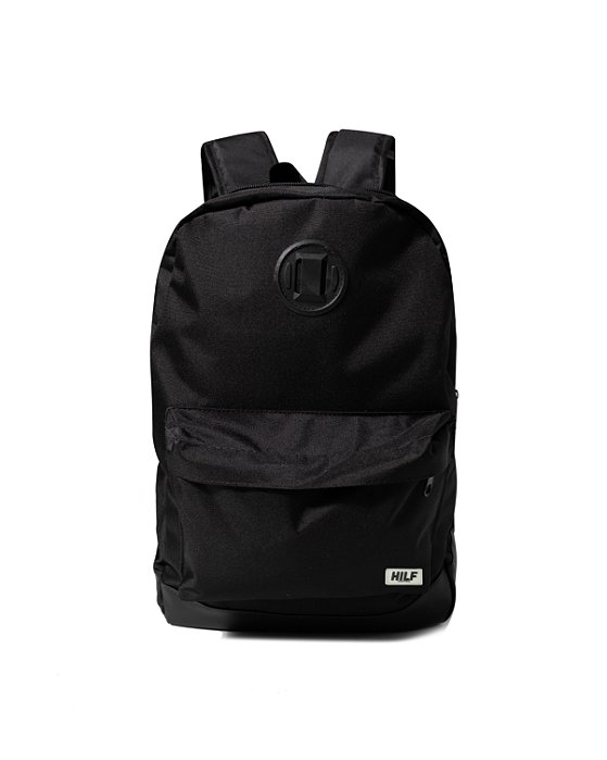 Mochila Preta Básica (borracha off white)