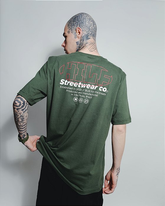 Camiseta Hilf Block (verde)
