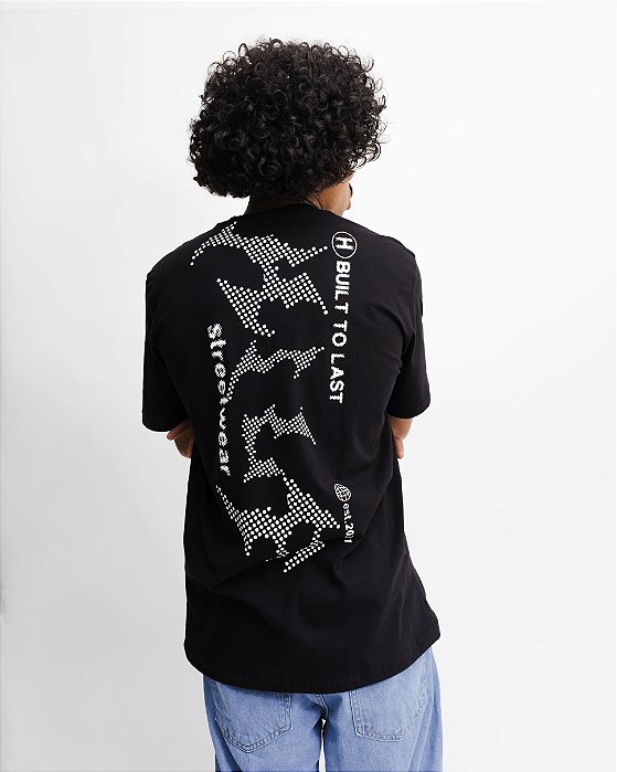 Camiseta Hilf Halftones (preta)