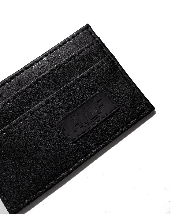 Porta Cartão Hilf (Borracha Preta)