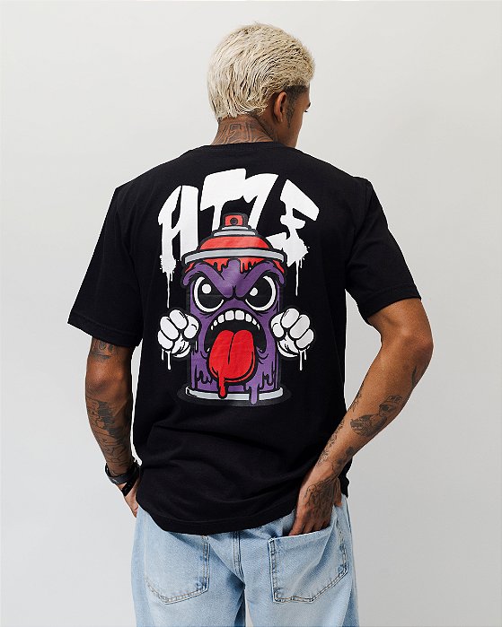 Camiseta Hilf Crazy Spray(Preto)