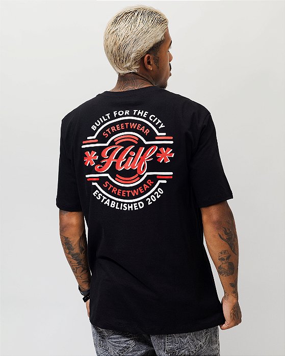 Camiseta Hilf City(Preto)