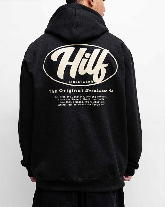 MOLETOM Hilf Name (preto)
