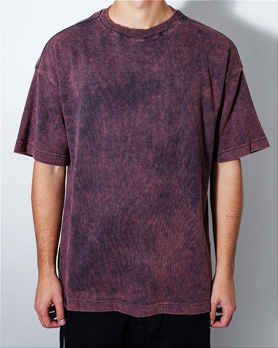 Camiseta Estonada Vinho (TECIDO GROSSO)