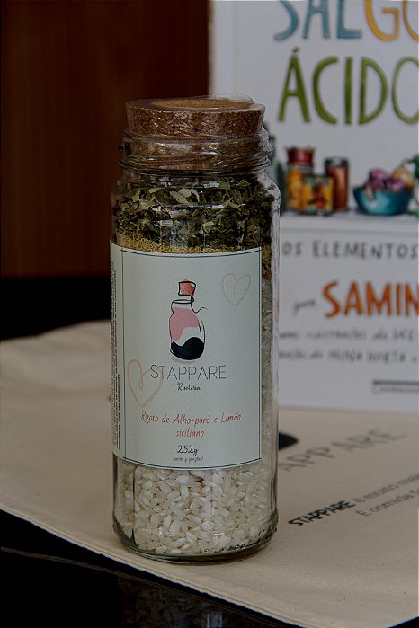 Risoto de Alho-poró com Limão siciliano