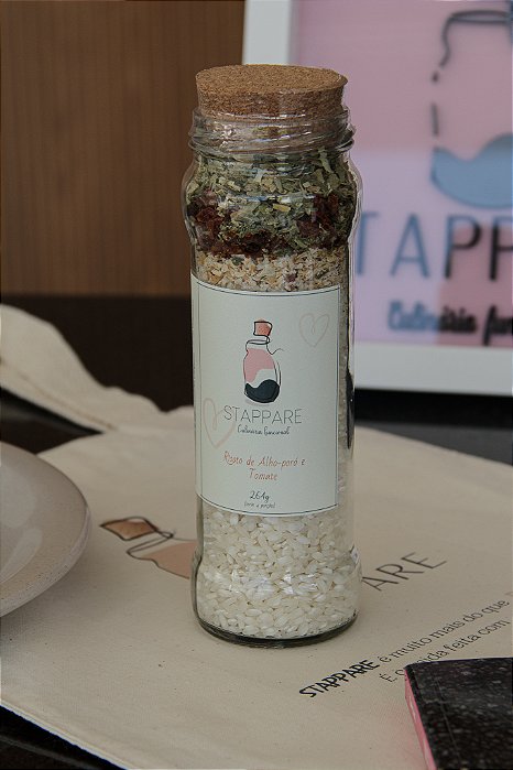 Risoto de Alho-poró e Tomate