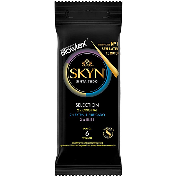 Preservativo Skyn Selection Linha sem Látex
