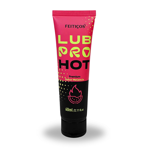 Lub Pro Hot Lubrificante Beijável Premium Sabor Melancia que Aquece