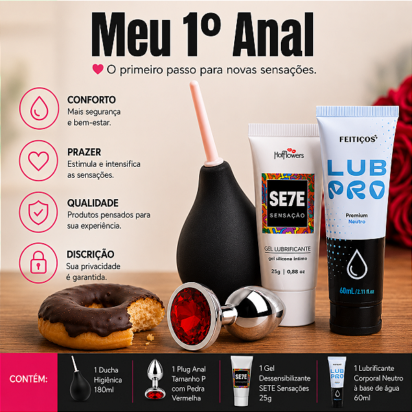 Kit Meu Primeiro Anal