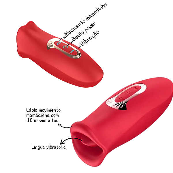 Vibrador Clitoriano Kiss Simulador de S3xo Oral