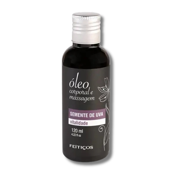 Oleo Corporal e Massagem Semente de Uva