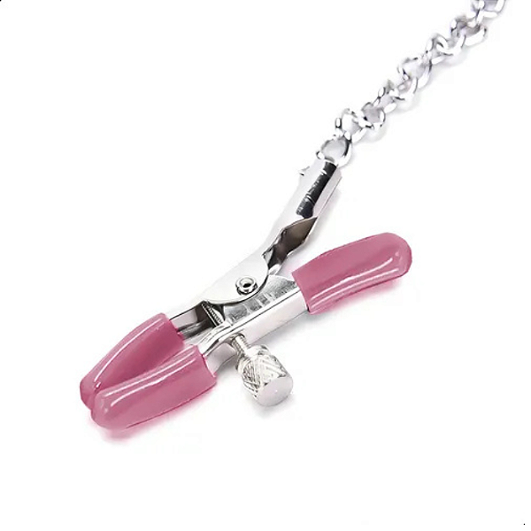 Grampos de Mamilo com Corrente