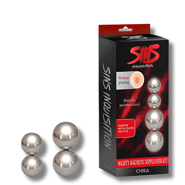 Par de Bolas Magneticas para Estimulos dos Mamilos