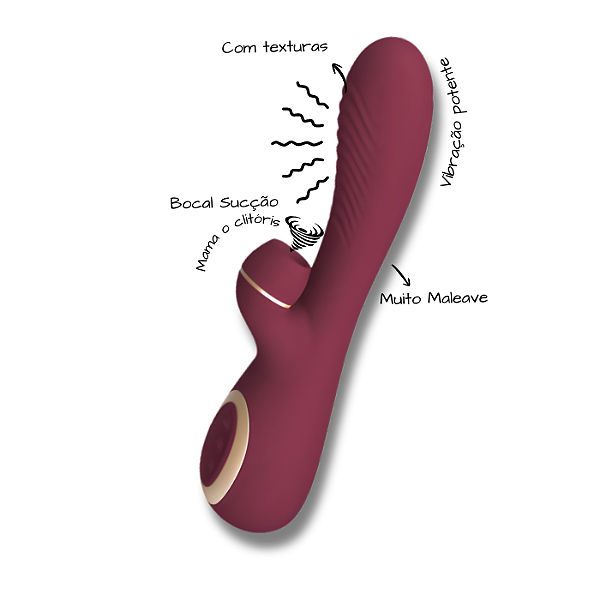 Spike - o VIbrador Xupa Xota de Pentração e Sucção