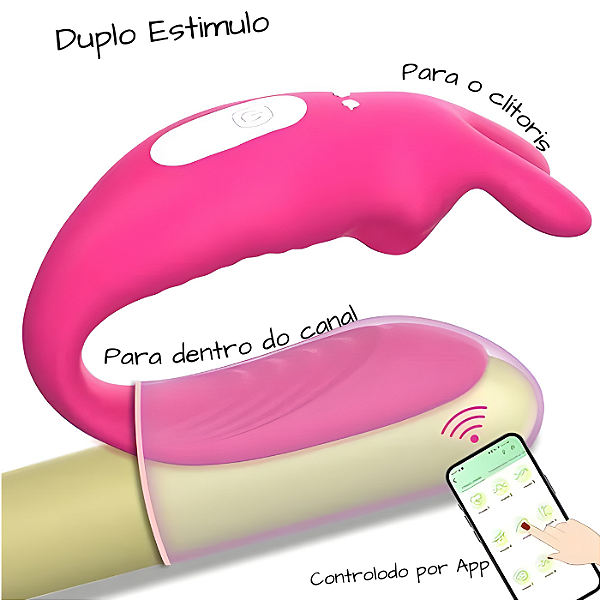 Sansão Vibrador de Casal Controlado por App