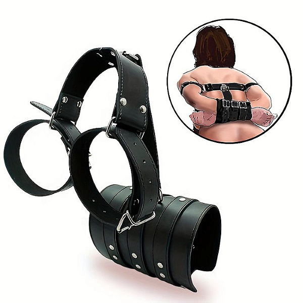 Algema de Braços e Punho Reforçada em Couro