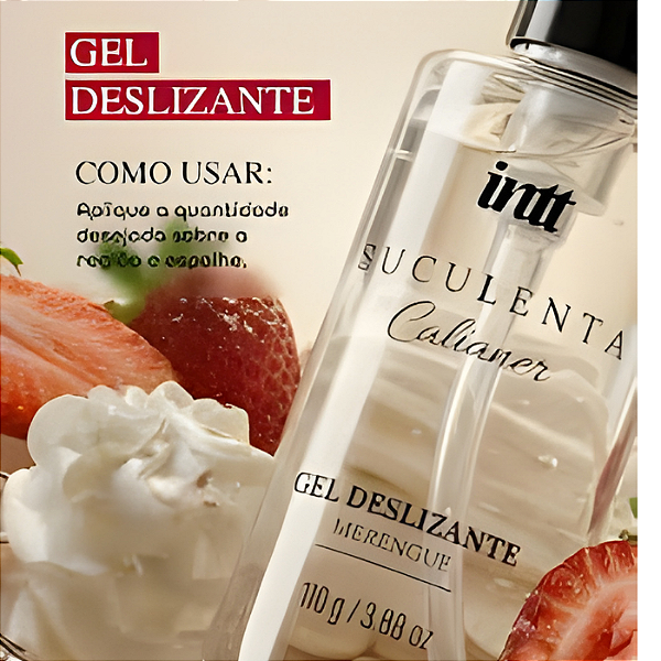 Lubrificante Gel Deslizante Suculenta Sabor Merengue
