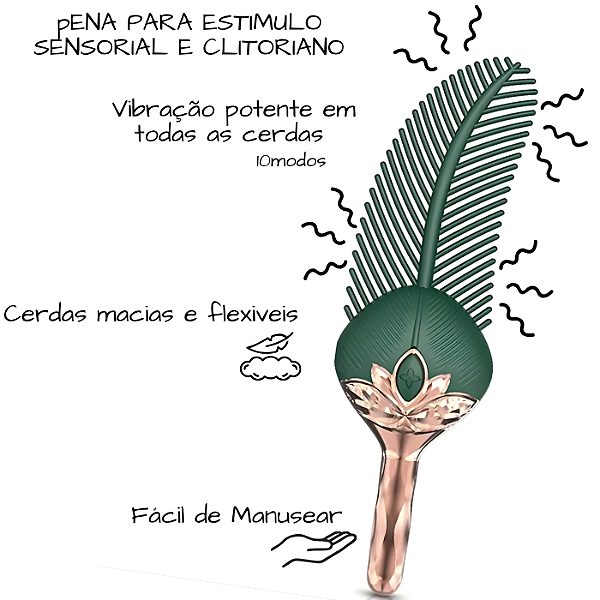 Vibrador Pena Mágica