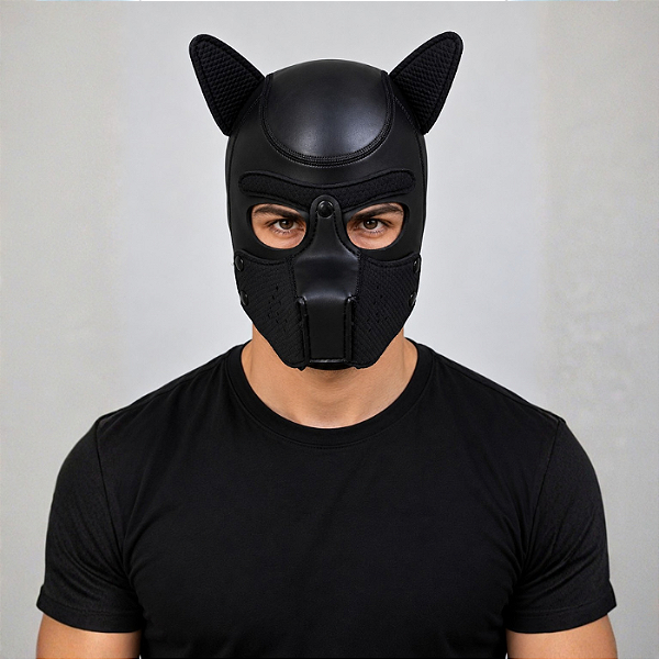 Capuz Anubis com Focinho Removível