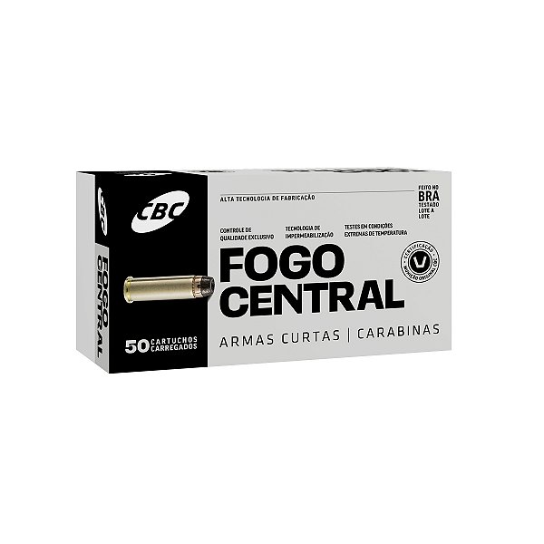 Munição CBC.357 Magnum EXPP 158gr Treina - 50 unidades