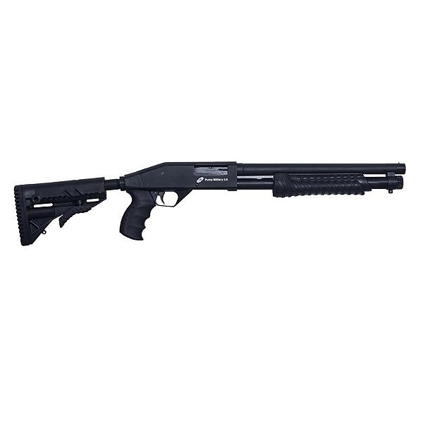 Espingarda CBC 12 PUMP MILITARY 3.0 – 14" Retratil