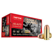 Munição Norma Ranger&Training Cal. 45AUTO FMJ 230GR - 50 Unidades