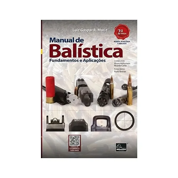 Livro Manual de Balística: fundamentos e aplicações