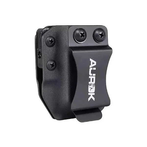 Porta Carregador Velado Aurok Kydex 9MM/.40 Bifilar Preto