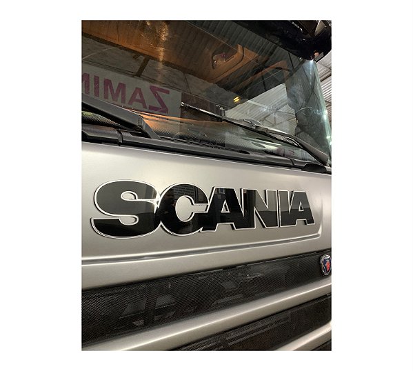 Emblema Scania em acrílico