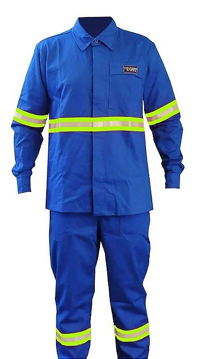 Uniforme Risco 2 NR 10 Eletricista Cor Azul