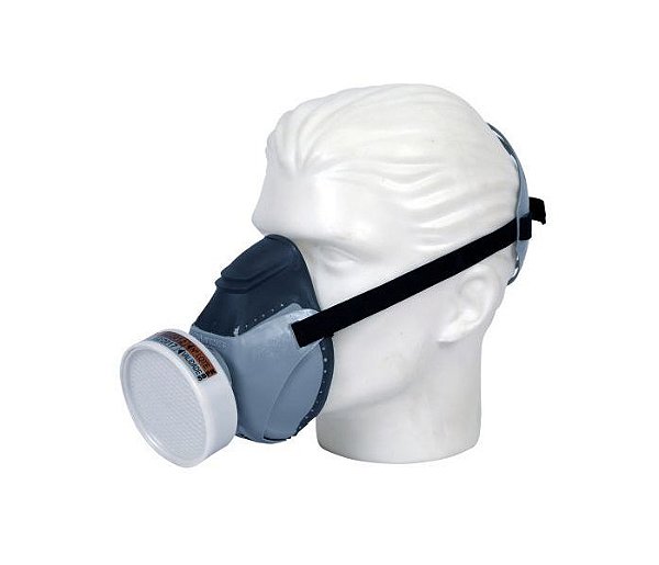 Respirador Semi-Facial Sem Válvula Kit Air San + Filtro 400 A1 B1