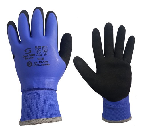Luva Baixa Temperatura Ice Látex