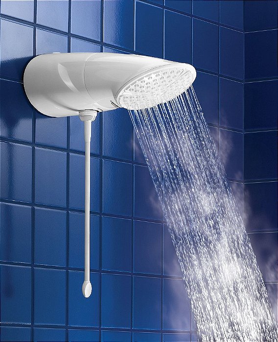 Ducha TOP JET Eletrônica LORENZETTI, branco, 220V/6800W. Cod. 7541511