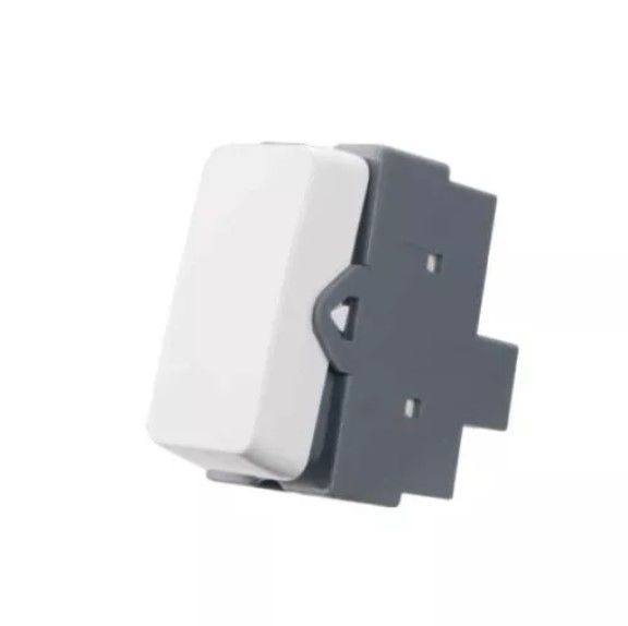 Módulo Interruptor Intermediário 10A 250V Branco Linha B3 MARGIRIUS. Cod. 19402