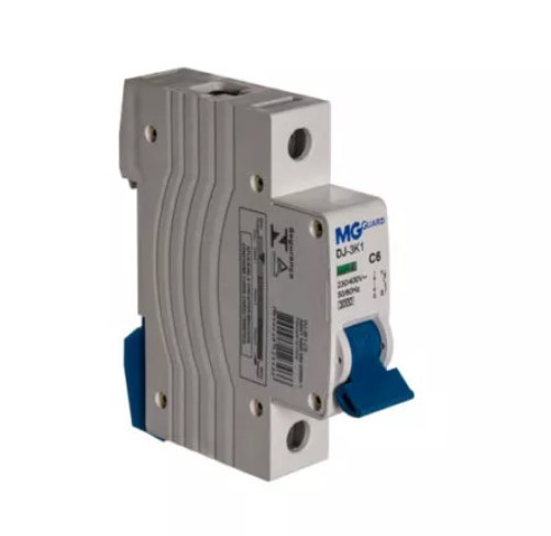 Disjuntor 3KA Curva C Unipolar Corrente nominal 6A MARGIRIUS. Cod. 12346