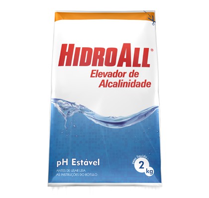 ELEVADOR DE ALCALINIDADE HIDROALL. 2kg. Cod. 1258PCOR-F