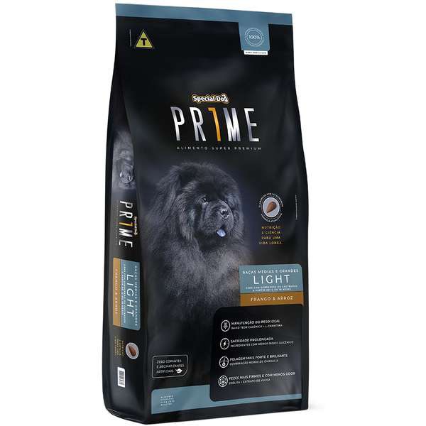 Ração Prime Raças Médias Grandes Light 15KG. SPECIAL DOG. Cod. 032857