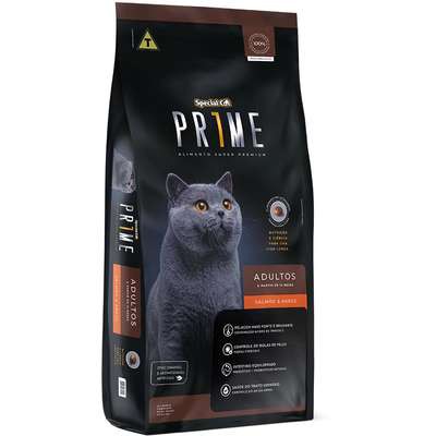 Ração Special Cat Prime Adultos Salmão e Arroz 3KG. SPECIAL DOG. Cod. 150035003002