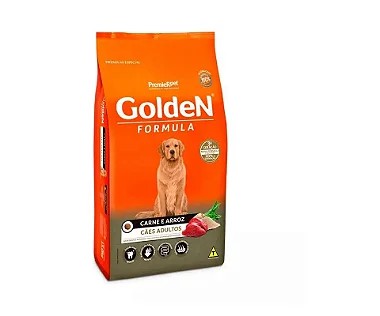 Ração Fórmula, Cão Adulto Carne e Arroz 15 KG. GOLDEN. Cod. 3006062