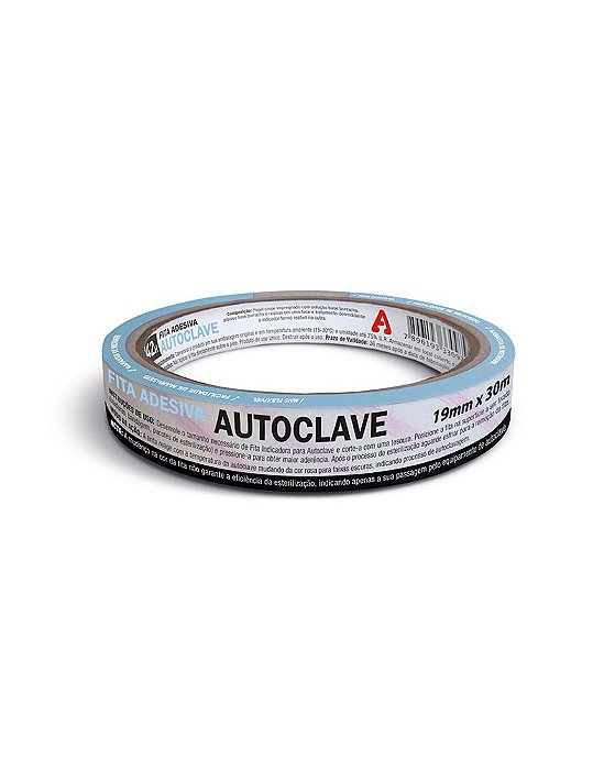 Fita Crepe Autoclave 19mm X 30m 1042/S, ADERE, Cod. 00378005508
