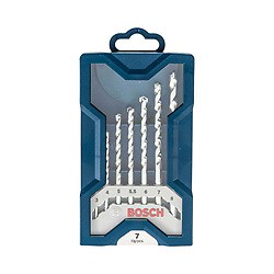 Jogo Brocas p/ Concreto 3-8mm 7 un. BOSCH. Cod. 2607017509