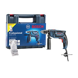Furadeira Impacto BOSCH GSB 13 RE-MX5 -650W 127V | 5 br+maleta. Cod. 060123D5D2