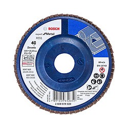 Disco Flap BOSCH Expert for Metal; 115mm G40; Reto. Cod. 2608619020
