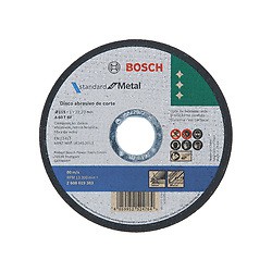 Disco de Corte BOSCH Standard for Metal 115x1mm Reto. Cod. 2608619383