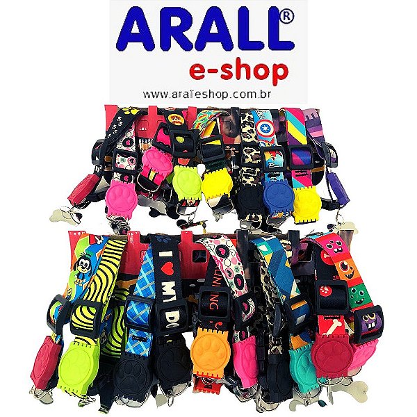 Coleira Seda para cães. 25mm. Cod. NUX6YVCSG