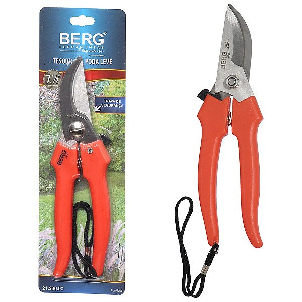 Tesoura de Poda leve 7,5 Berg CORNETA. Cod.2123600