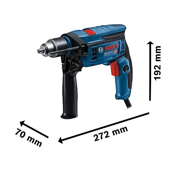 Furadeira de Impacto BOSCH GSB 13RE 1/2 750W 127V . Cod. 06012B80D0