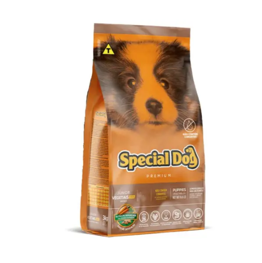 Ração Premium Vegetais Júnior Pro 20KG. SPECIAL DOG. Cod. 150010004009