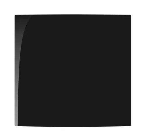 Conjunto Placa 4x4" Cega + Suporte Linha Ebony  Sleek MARGIRIUS. Cod. 21424