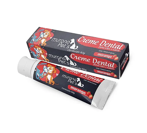 Creme dental para cães e gatos 90g. MURUANO PET'S. Cod. 990